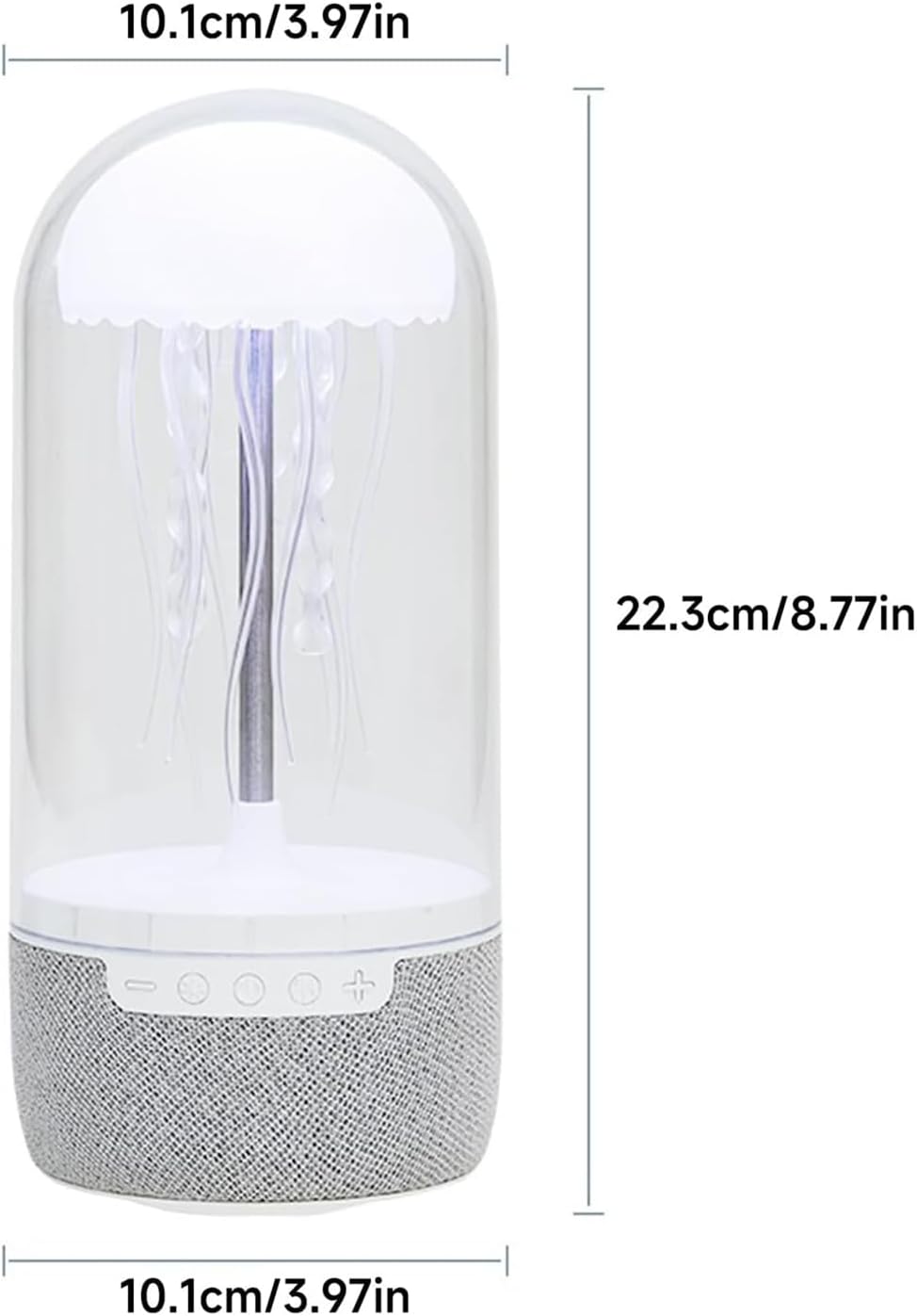 Coluna Bluetooth 2EM1 Medusas que mudam de Cor