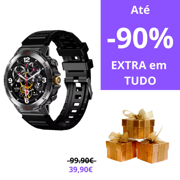 Smartwatch Sports Fitness - Prova de Água