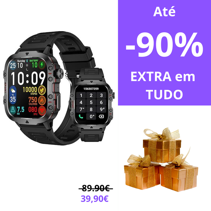 Smartwatch X30 – Conectividade e Saúde no Seu Pulso