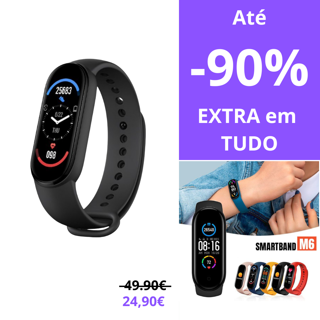 SmartBand M6 – O Teu Dia, Mais Inteligente