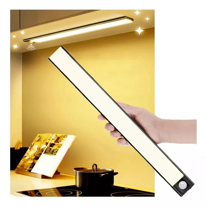 Barra de Luz LED Recarregável com Sensor de Movimento