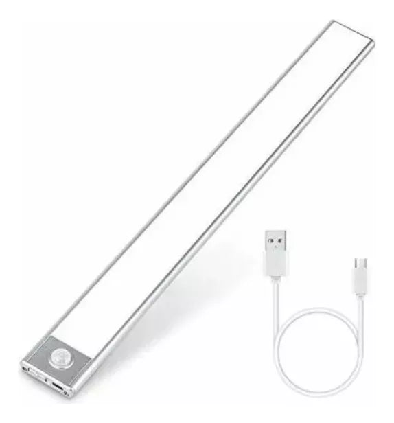 Barra de Luz LED Recarregável com Sensor de Movimento