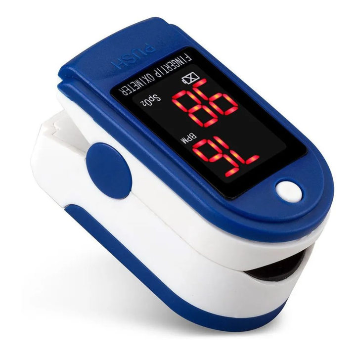 Oxímetro de Dedo Portátil - Medidor de Pulsação e Saturação de Oxigénio
