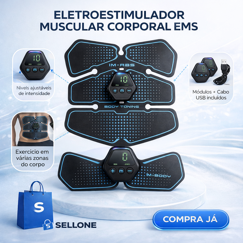 Eletroestimulador Muscular Corporal EMS