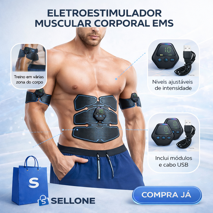 Eletroestimulador Muscular Corporal EMS