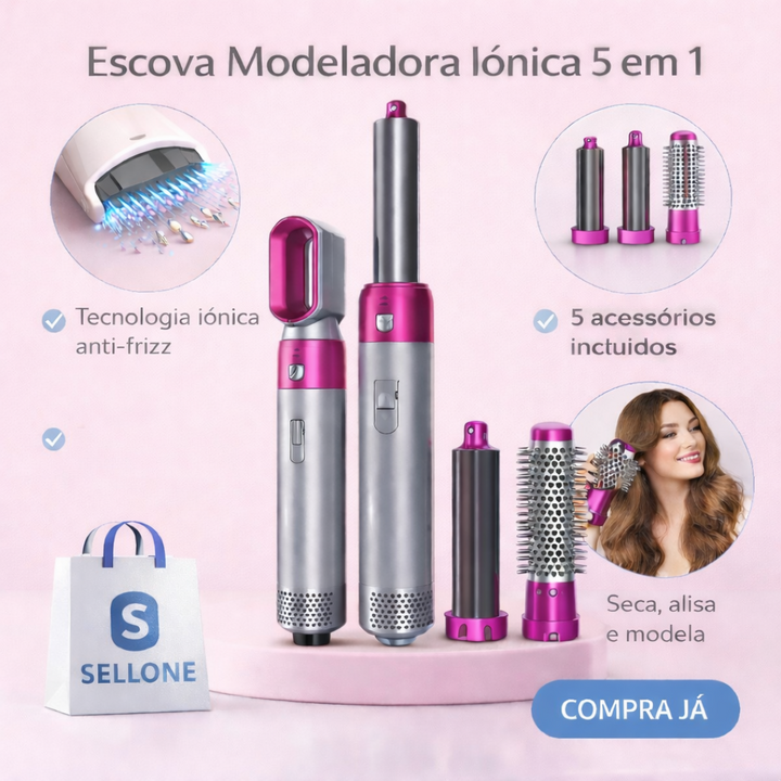 Escova Modeladora Iónica 5EM1