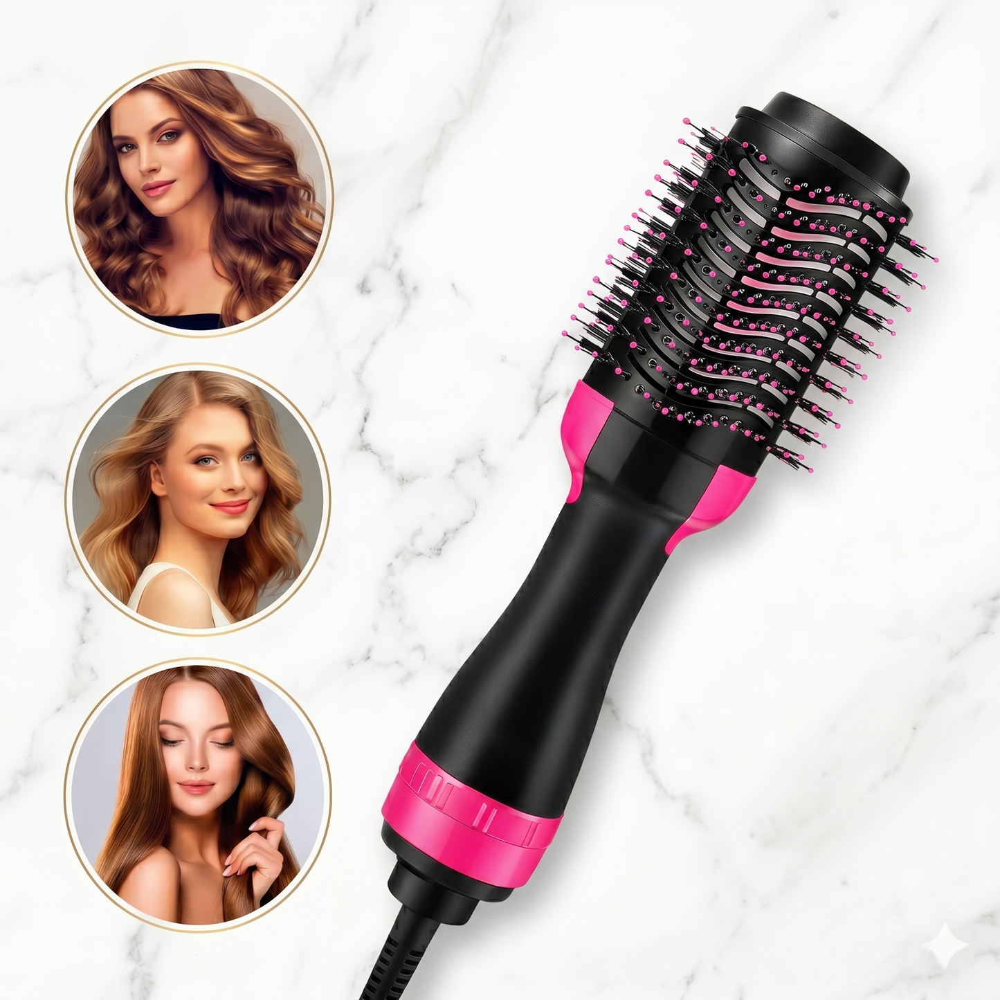 Escova de Cabelo 3em1 Blower Brush