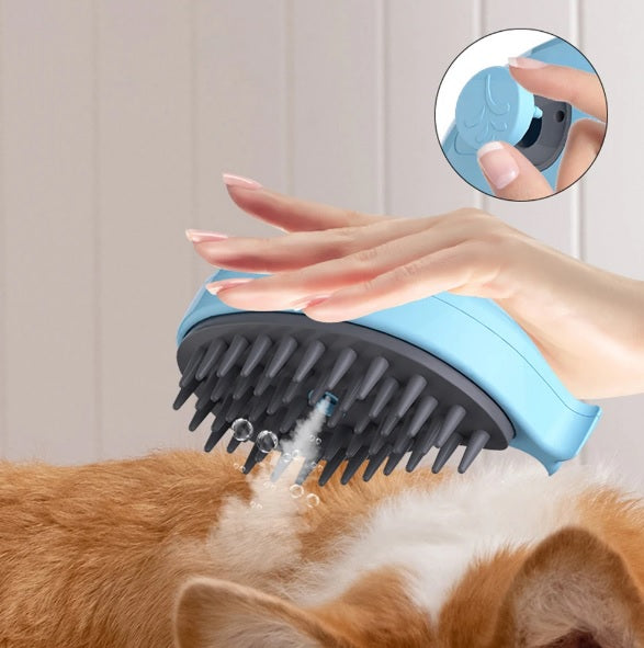 Escova a Vapor para Gatos e Cães