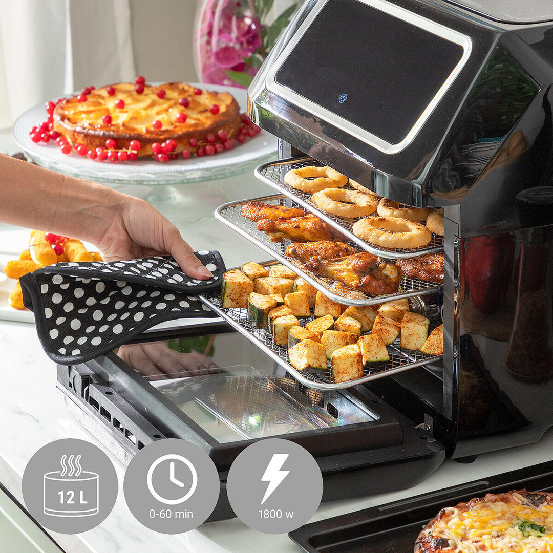 Fritadeira Air Fryer Fryinn Pro Max 12000 Negro 1800 W 12 L