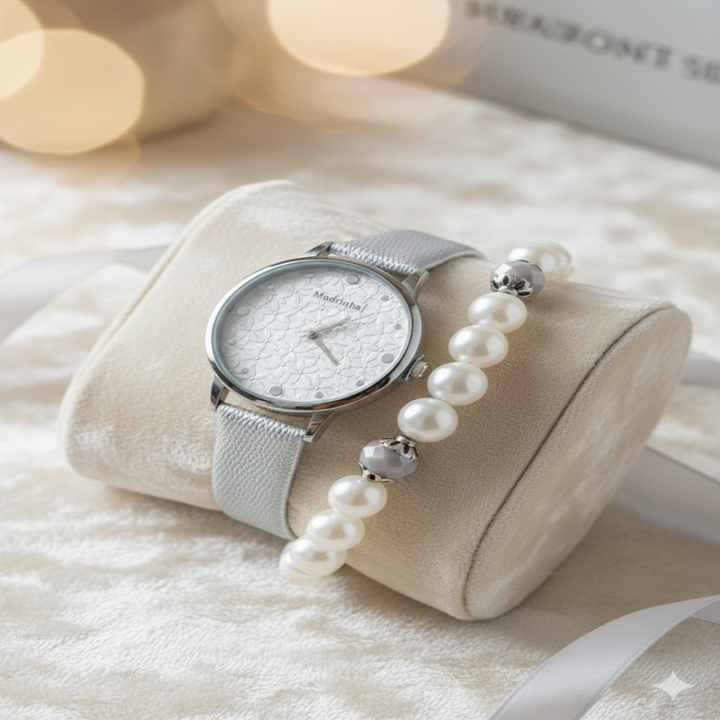 Relógio Madrinha Garden Ecopele