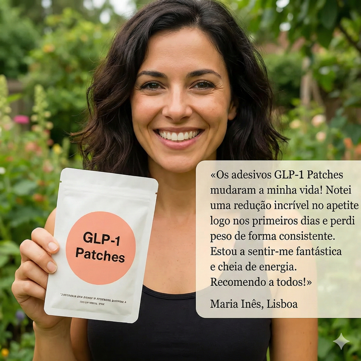 Adesivos GLP-1 – Apoio diário para o controlo do apetite e do metabolismo