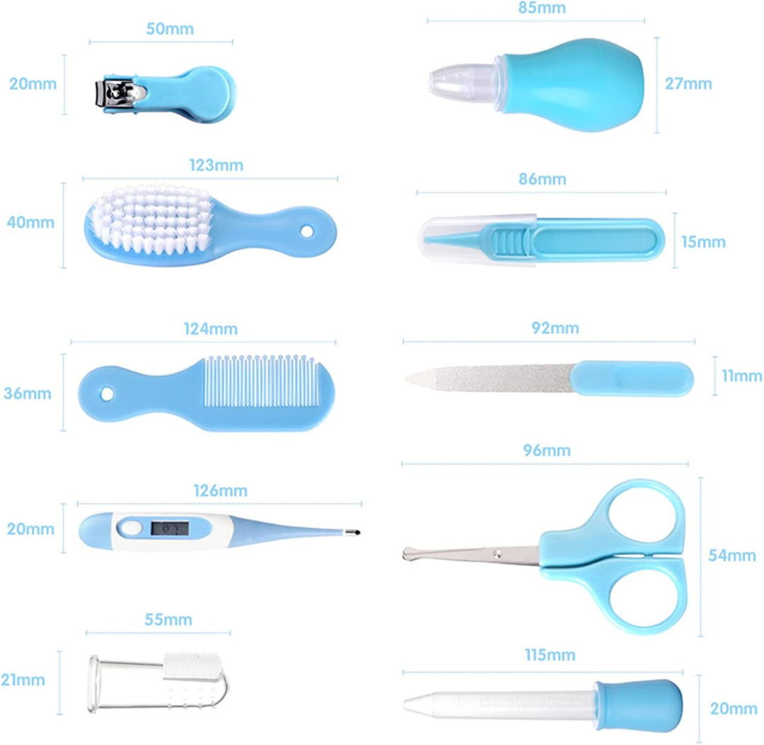 Kit de Higiene 10EM1 para Bebês Recém-Nascidos
