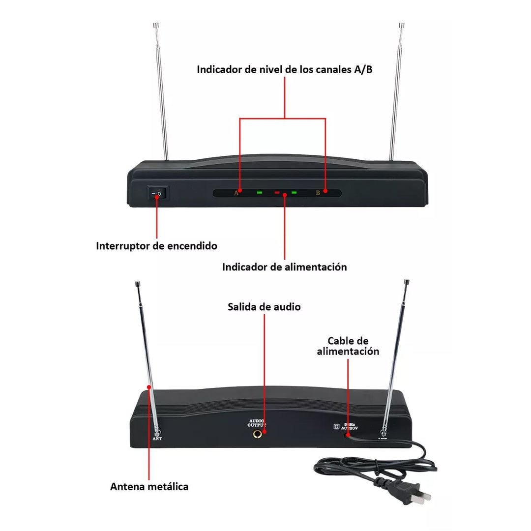 Kit de Microfones Wireless Karaoke – Solte a sua Voz