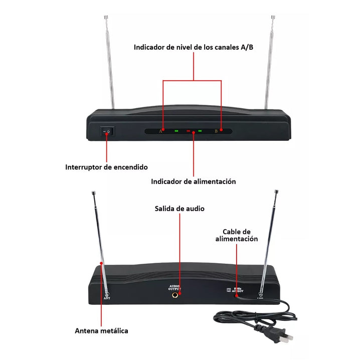 Kit de Microfones Wireless Karaoke – Solte a sua Voz