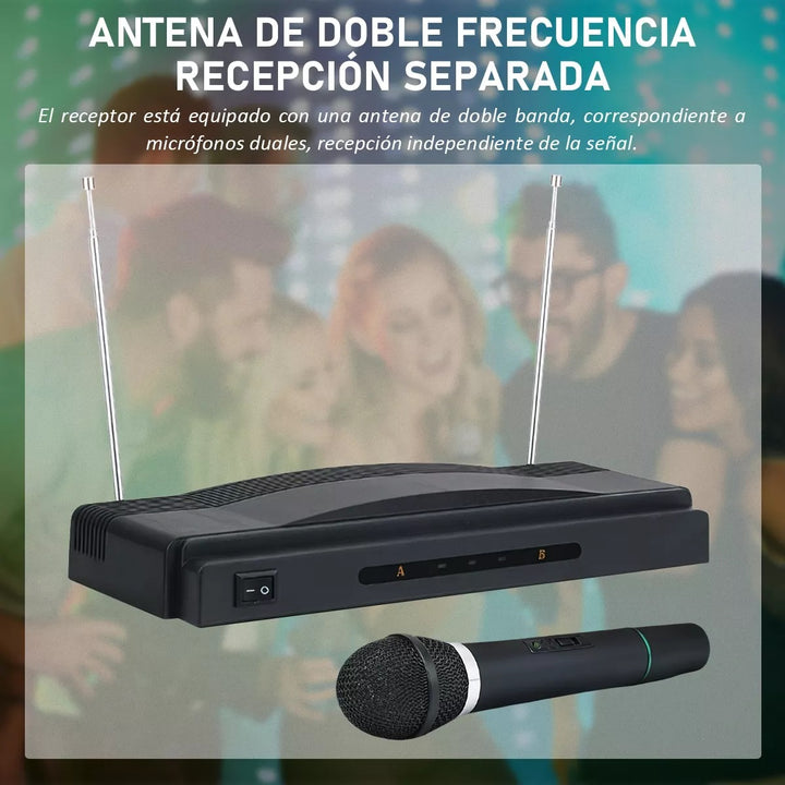 Kit de Microfones Wireless Karaoke – Solte a sua Voz
