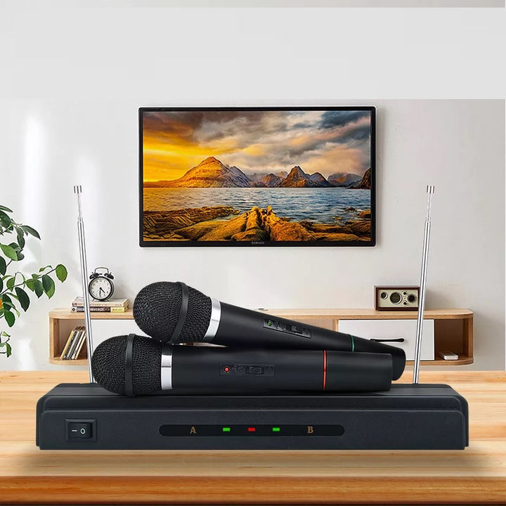 Kit de Microfones Wireless Karaoke – Solte a sua Voz