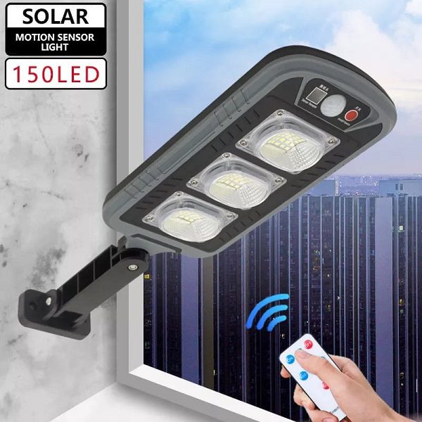 Lâmpada Solar com Comando AB-TA165 150LED