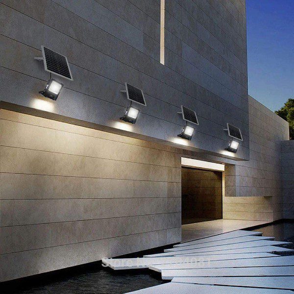 Luz Solar 100W com Painel Solar e Comando