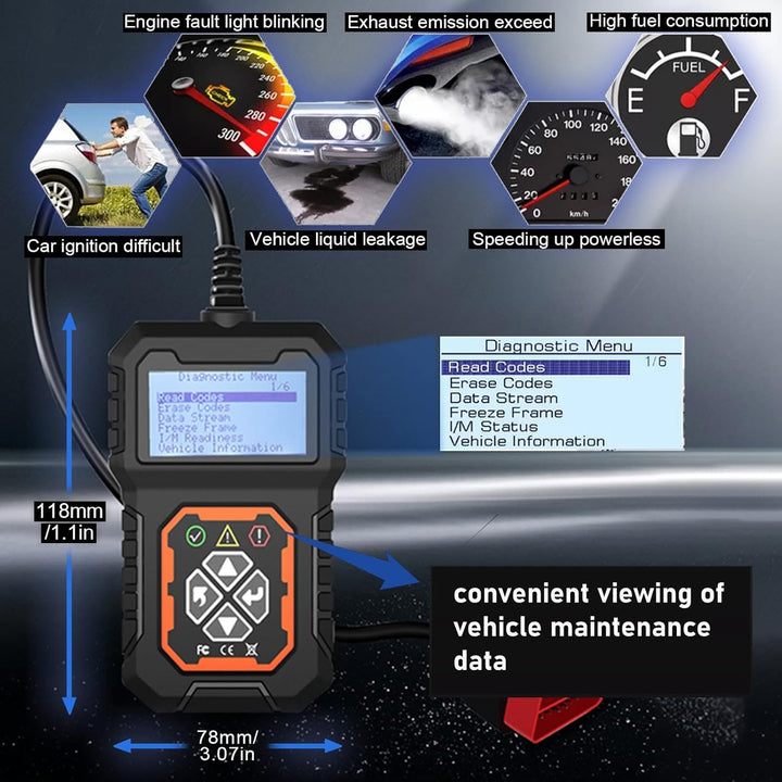 Máquina de Diagnóstico OBD2 Profissional