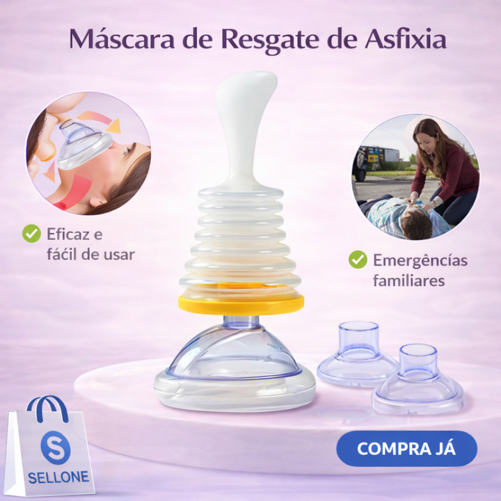 Máscara de Resgate de Emergência de Asfixia