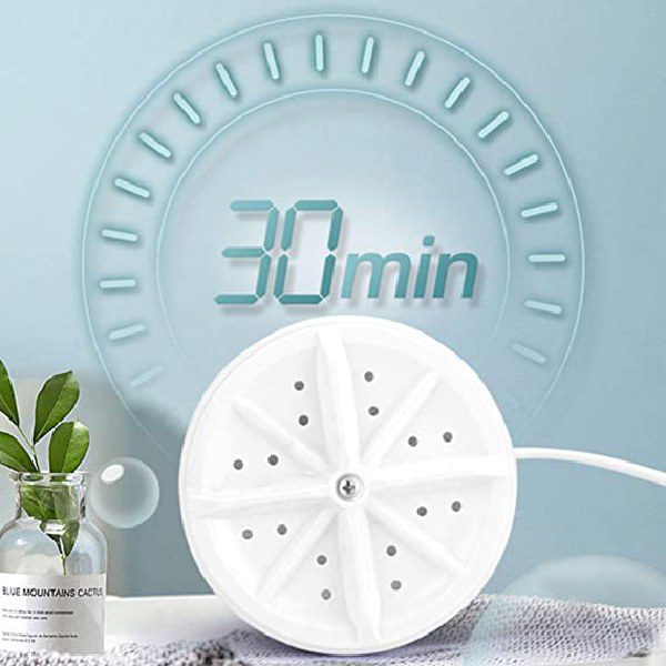 Mini Máquina de Lavar Ultra-Sónica Portátil
