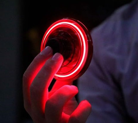 Mini OVNI Voador com carregamento USB-Vermelho