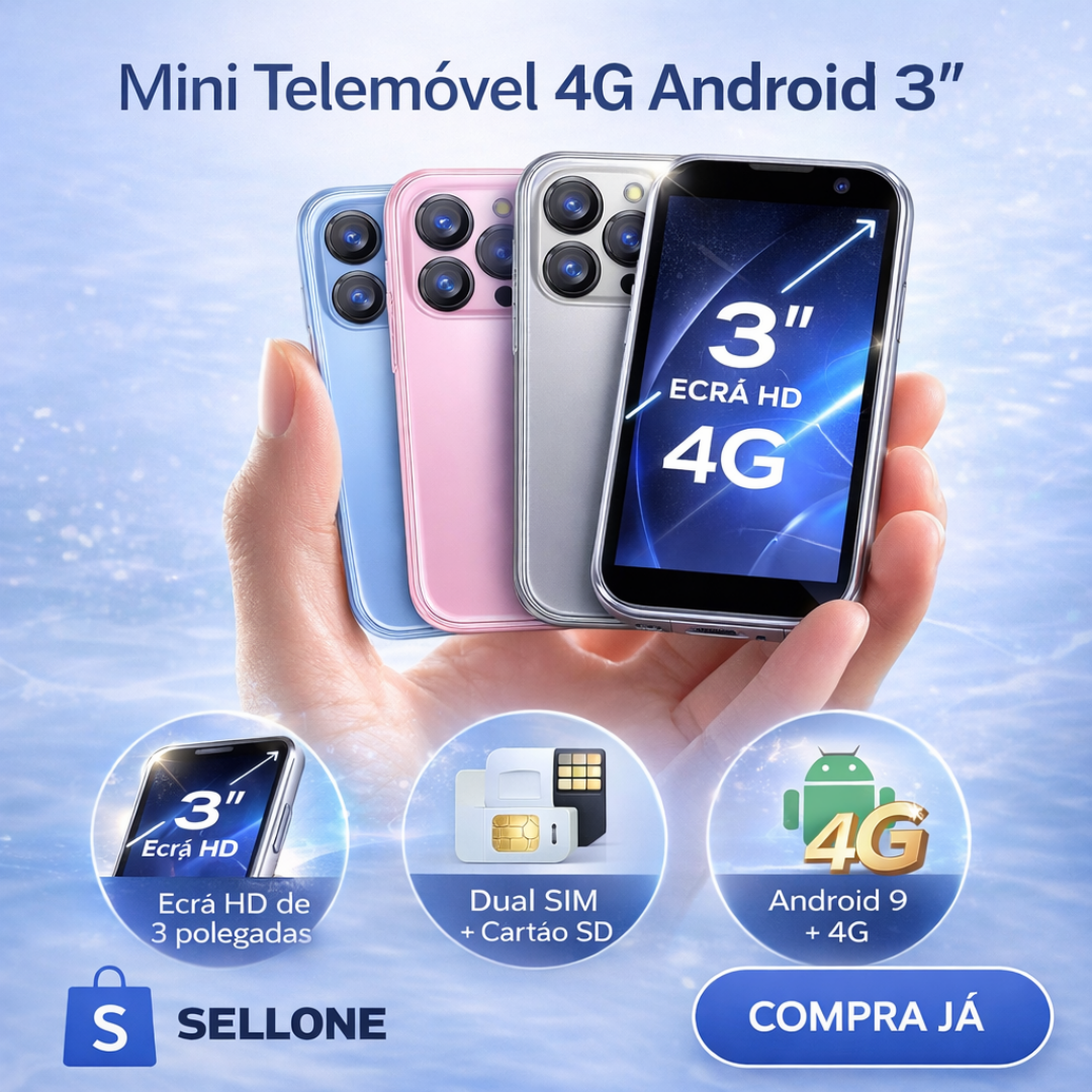 Mini Telemóvel 4G Android