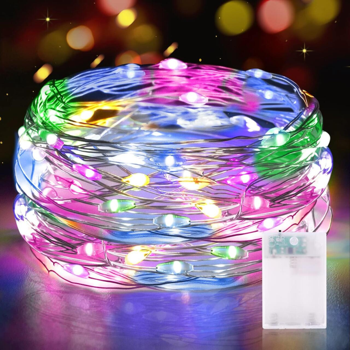 Grinalda de Luzes LED Multicolor – 50 LEDs