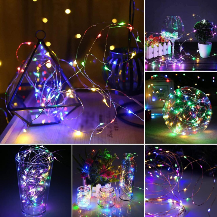 Grinalda de Luzes LED Multicolor – 50 LEDs