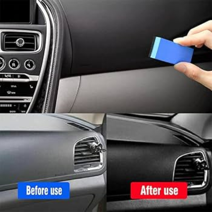 5 x Kit Renovador de Plástico 20ML + Esponja – Restaurador de Painéis e Interiores de Carro