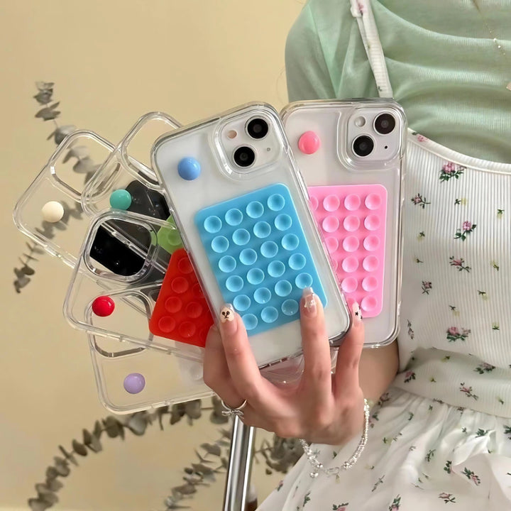 Pack de 10 Ventosas em Silicone para Telemóveis