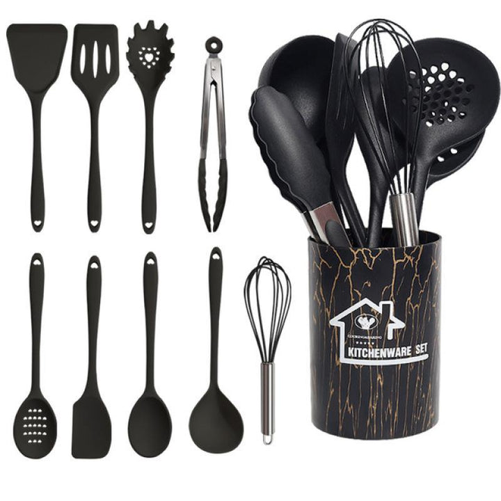 Pack de 18 Peças em Silicone de Utensílios de Cozinha