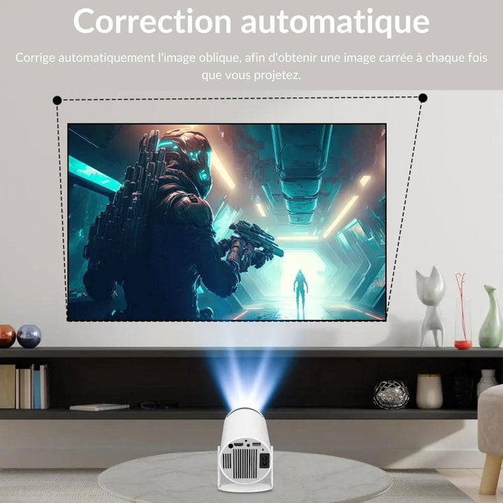 Projetor Portátil Ultra HD 4K Magcubic