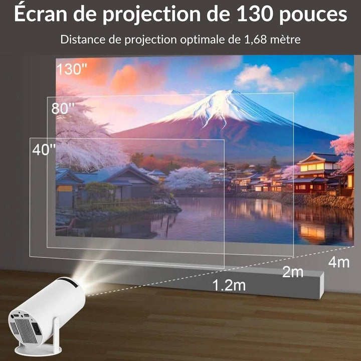 Projetor Portátil Ultra HD 4K Magcubic