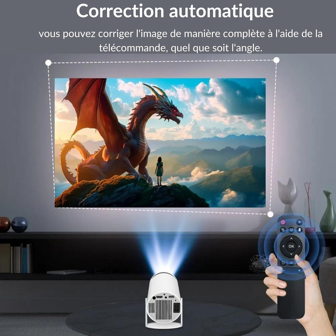 Projetor Portátil Ultra HD 4K Magcubic