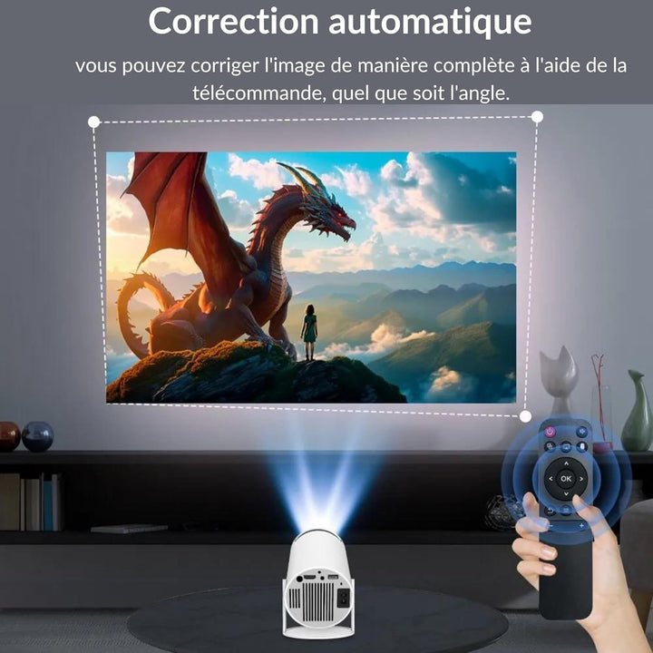 Projetor Portátil Ultra HD 4K Magcubic