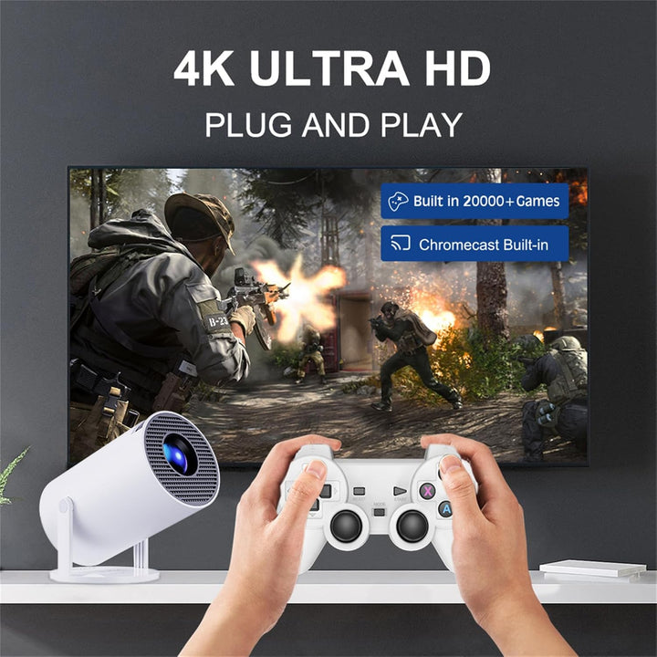 Projetor Video 2EM1 com Consola de Jogos