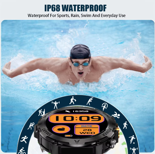 Smartwatch Sports Fitness - Prova de Água