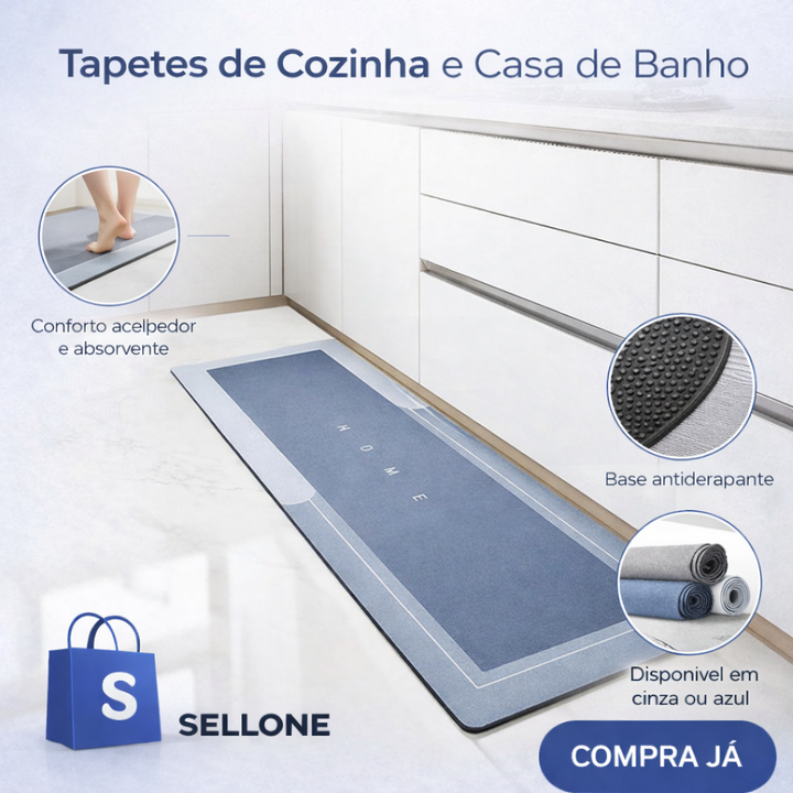 Tapetes de Cozinha e Casa de Banho