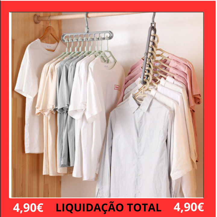 Conjunto de 2 Cabides Multifuncionais