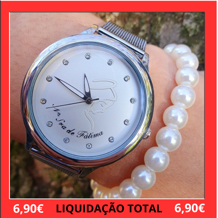 Relógio Fé em Nossa Senhora de Fátima