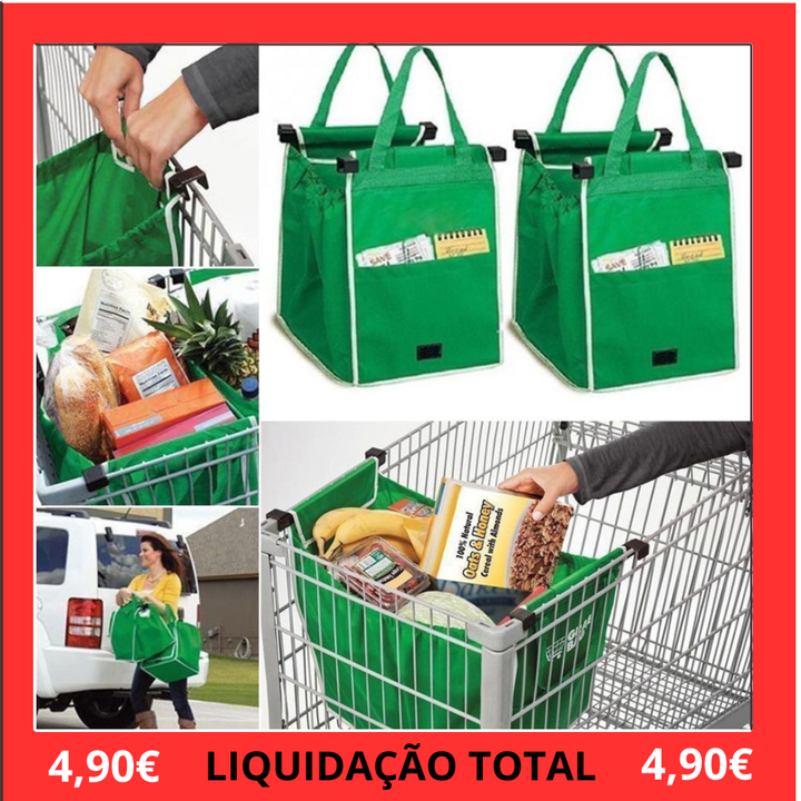 SACOS DE COMPRAS ORGANIZADORES PARA CARRO (Pack 2)