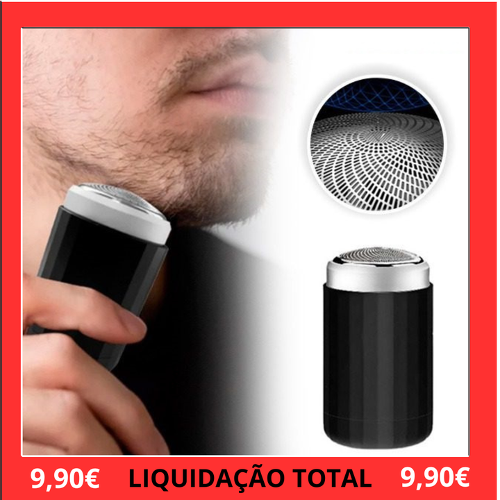 Mini Máquina de Barbear Portátil