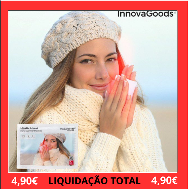Adesivos Aquecedores de Mãos Heatic Hand (Pack de 10)