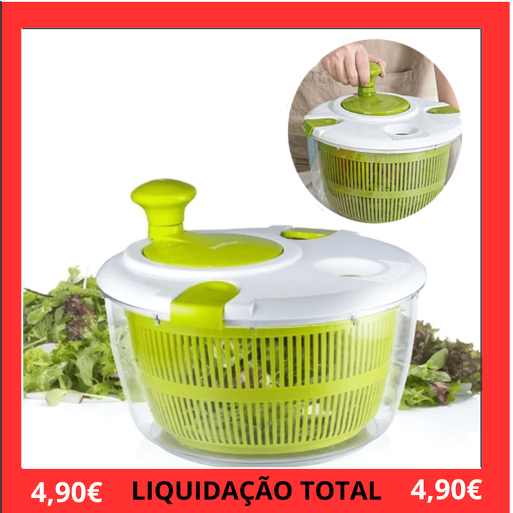Escorredor de Salada Giratório