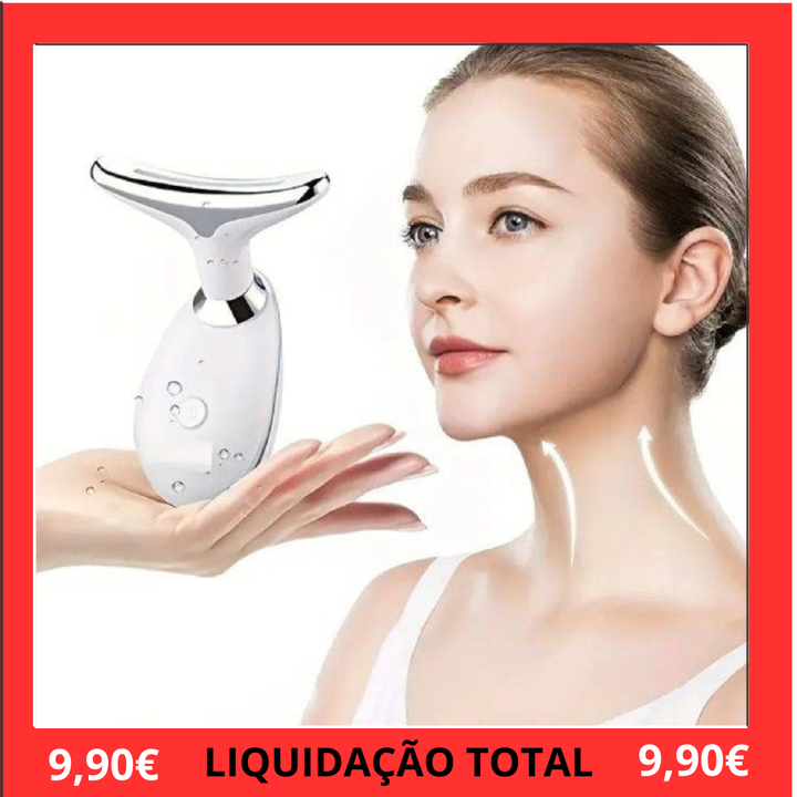 Massajador Anti Rugas com Fototerapia Led