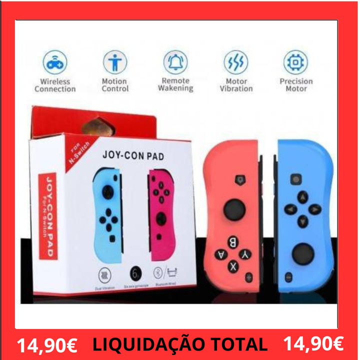 Controlador de Jogo Bluetooth para Nintendo Switch NS