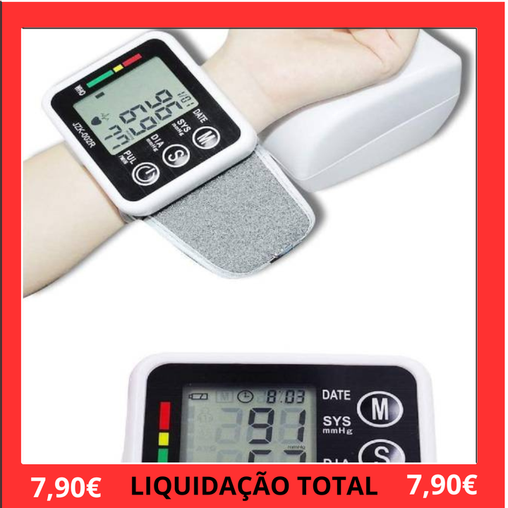 Medidor de Pressão Arterial Eletrónico de Pulso