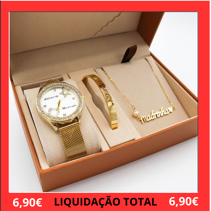 Conjunto Madrinha Brilhantes