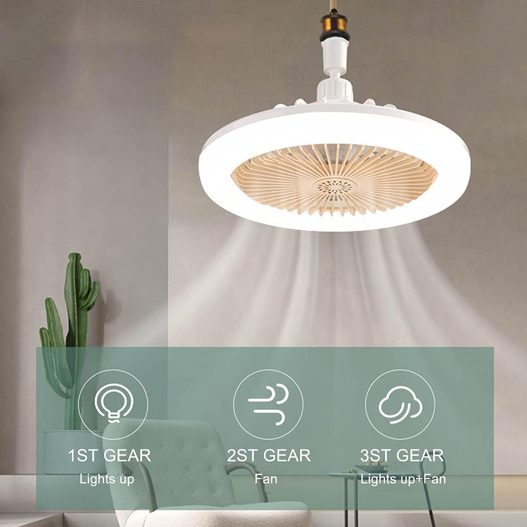 Ventilador de Teto 2 em 1 com Luz LED